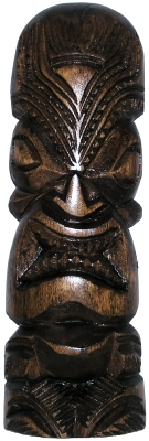 Wood Tiki Statue
