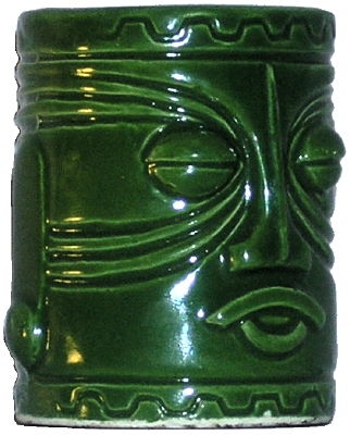 Green Westwood Tiki Toothpick Holder